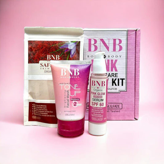 BNB-Pink Skin Care Glow Kit 3 in 1