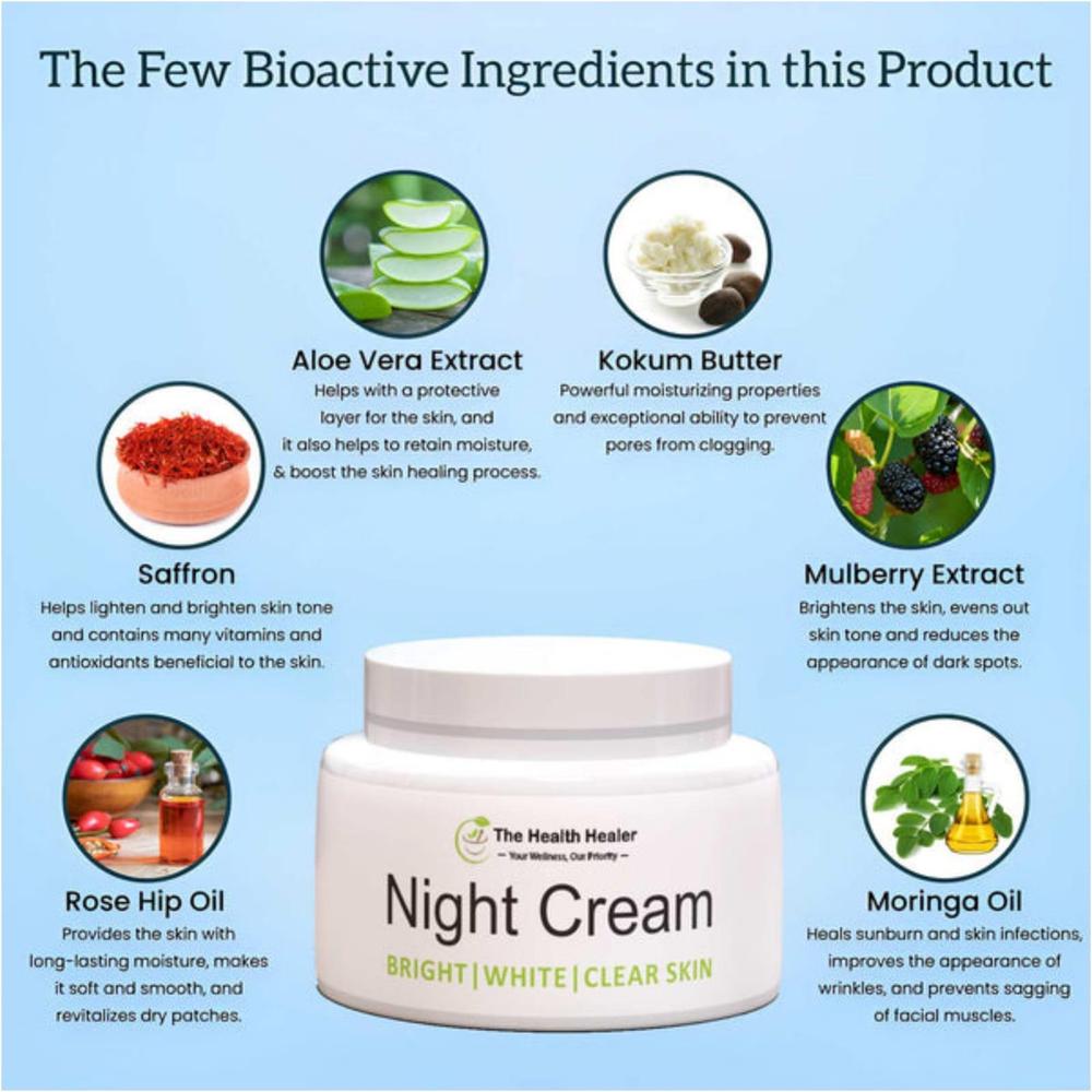 The Health Healer-Night cream For All Skin Types