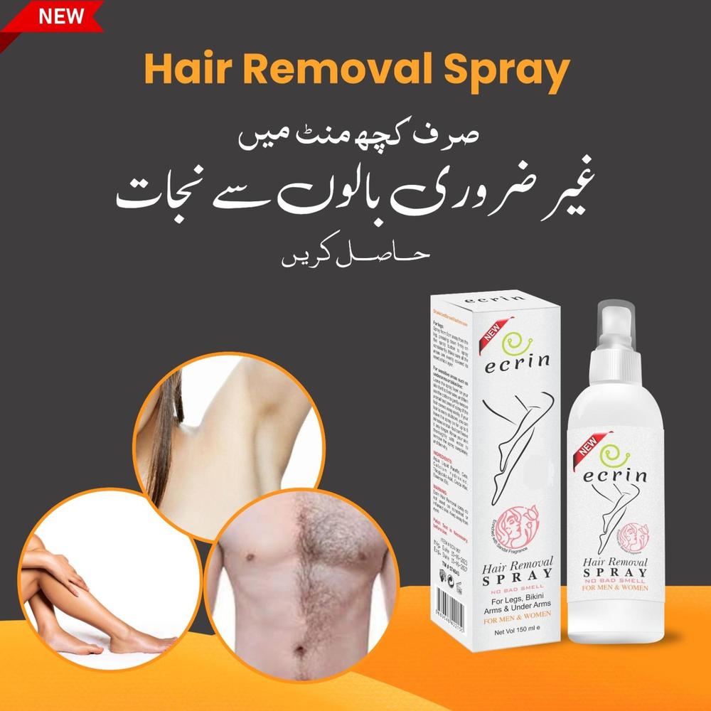 Ecrin-Hair Removal Spray For Men & Women