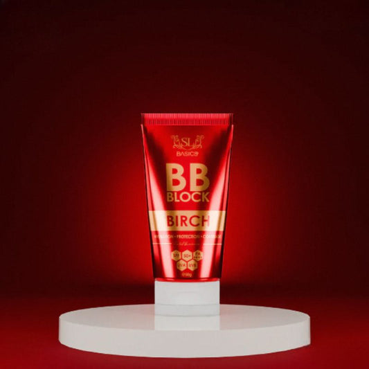 SL Basics BB Block SPF 50g – Tinted Sunscreen with Hydration, UV Protection & Flawless Coverage | Vitamin E & Lotus Extract