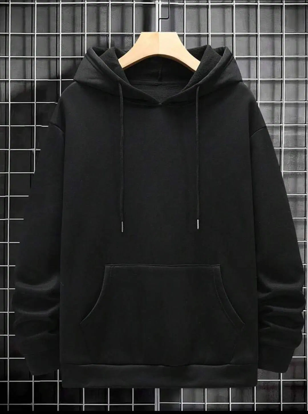 1 Pc Fleece Plain Hoodie