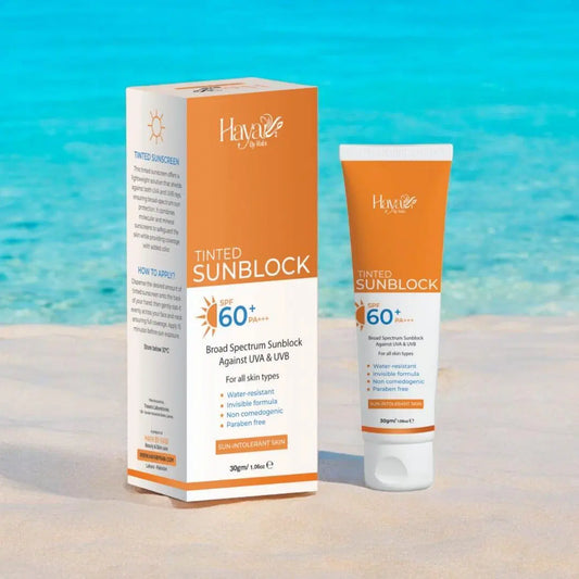 Haya By Rabi- Water Resistant UV Protectant Tinted Sunblock