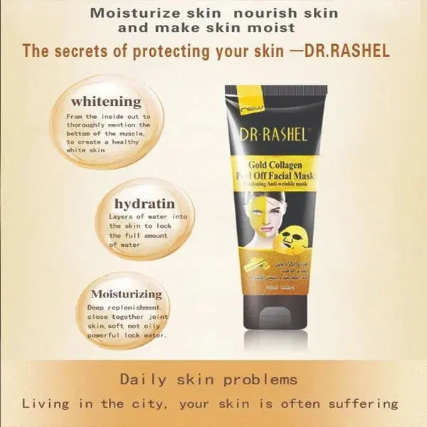 Dr-Rashel-Gold Collagen Peel Off Facial Mask