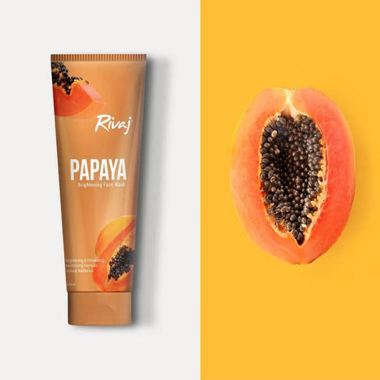 Rivaj-Papaya Whitening And Brightening Face Wash
