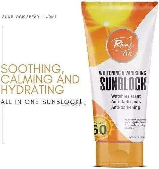 Rivaj-Whitening And Vanishing Sunblock-Spf-60