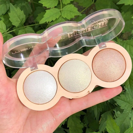 High Coverage Blusher Highlighter Kit - 1 Pcs Natural Shades