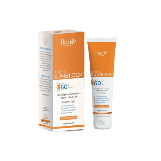 Haya By Rabi- Water Resistant UV Protectant Tinted Sunblock